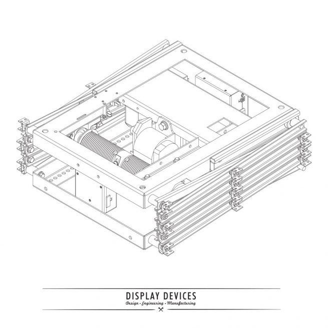 Display Devices LCD 100 Series Projector Lifts