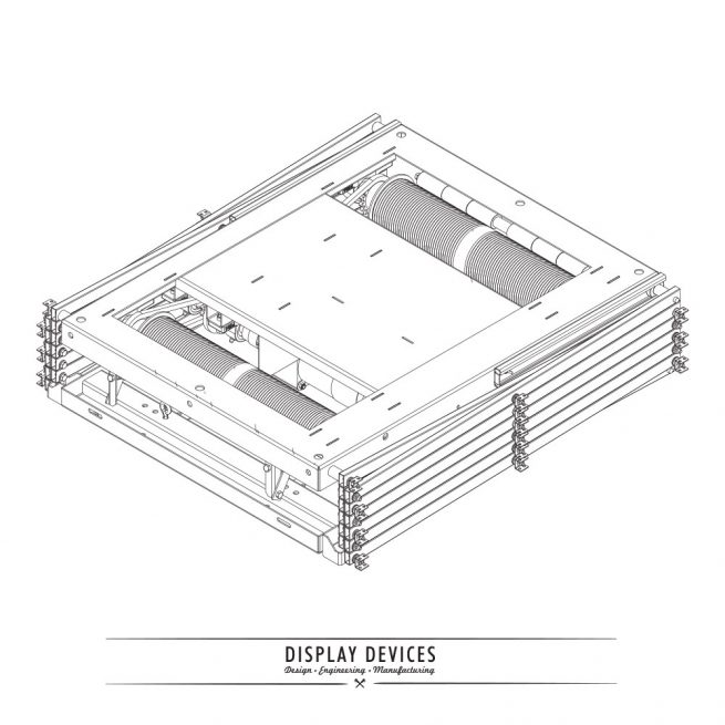 Display Devices DL3W DataWide Series Projector Lifts