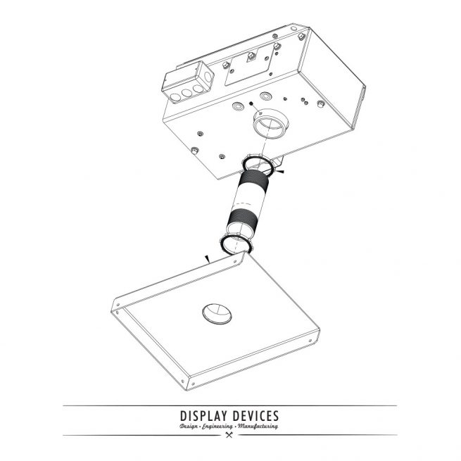 Display Devices MRCM Motorized Rotating Ceiling Mounts