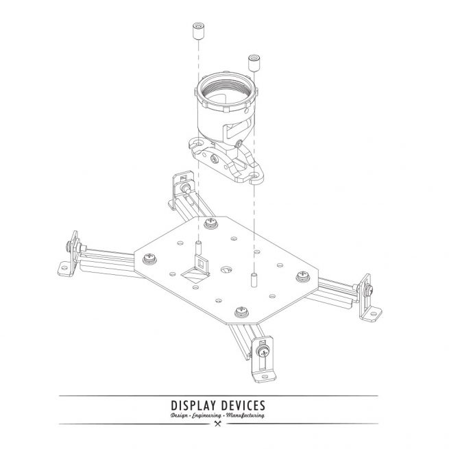 Display Devices PCMK-flex Flex-Mount Universal Projector Mounts