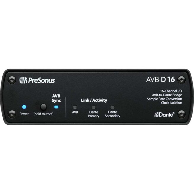 PreSonus AVB-D16 16x16 AVB-to-Dante Bridge