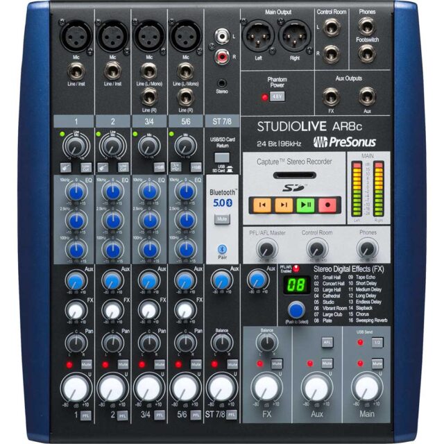 PreSonus StudioLive AR8c Analog Mixer