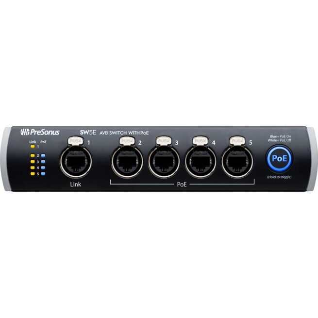 PreSonus SW5E Network Switch and Bridge