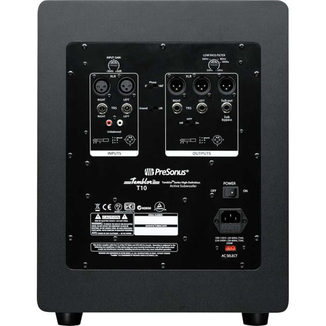 PreSonus Temblor T10 Studio Subwoofer